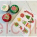 Edible Wafer Toppers Set of 10 - XMAS SHAPES