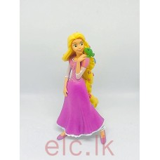 CAKE TOPPER FIGURE, Disney Rapunzel with flowers 10cm