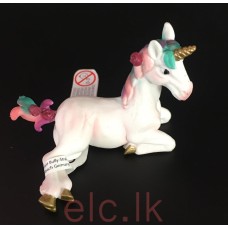 CAKE TOPPER FIGURE - Multicoloured Unicorn 5cm