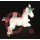 CAKE TOPPER FIGURE - Multicoloured Unicorn 5cm