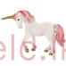 CAKE TOPPER FIGURE - PINK Unicorn 13x7cm