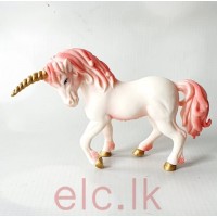 CAKE TOPPER FIGURE - PINK Unicorn 13x7cm