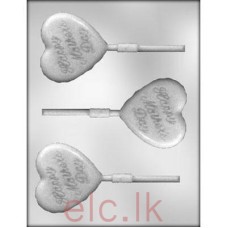 CHOC MOLD - Mother's Day Heart sucker