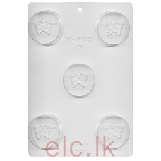 CHOC COOKIE MOLD - Butterflies Round