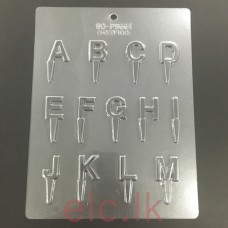 CHOC MOLD - Choco Pick A-M LETTERS