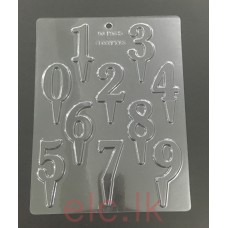 CHOC MOLD - Choco Pick 0-9 NUMBERS