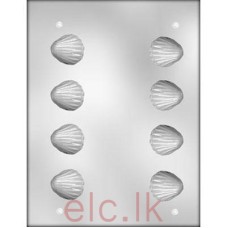 CHOC MOLD - 3D Clam - 1.5 inch
