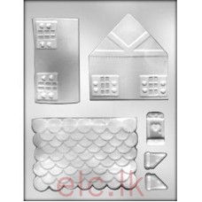 CHOC MOLD - 3D GINGERBREAD HOUSE - 4 inch