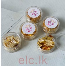 Edible GOLD Leaf Flakes - Small Tub 