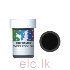 Chefmaster Powder Color 3g - BLACK 