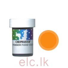 Chefmaster Powder Color 3g - ORANGE