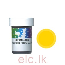 Chefmaster Powder Color 3g - YELLOW