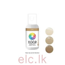 Vivid Oil Based Chocolate Colour 21g  - LATTE