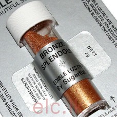 Lustre Dust - Sugarflair 2g - Bronze Splendour