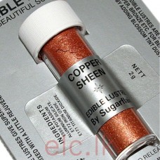 Lustre Dust - Sugarflair 2g - Copper Sheen