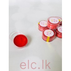 Edible Powder colour 2g - Red - Oil based  