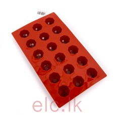 ELC - GEO 18 HOLE Silicone Chocolate Mould