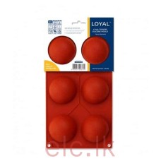 Loyal - 6 Half Sphere Silicone Mould 70mm