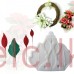 Silicon Mold  POINSETTIA FLOWER & LEAF