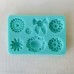 Sugar Crafty Silicone Mold - BROOCHES