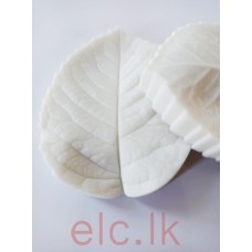 Silicone Mold Veiner - Rose Leaf 8x6cm