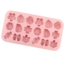 Silicon Mold Flowers,Leaf & Bow
