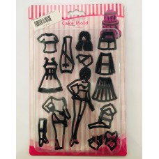 Cake Mould - Fashion Girl Set