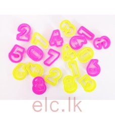 ELC 0 to 9 Number Cutter / Mold Set Of 9 