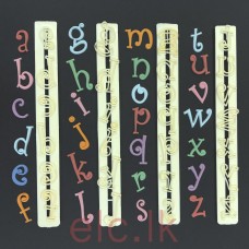 FMM TAP IT Letter Cutters - Funky Alphabet Set Lower Case 3cm