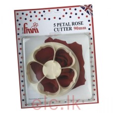 FMM FIVE PETAL ROSE CUTTER - 90mm