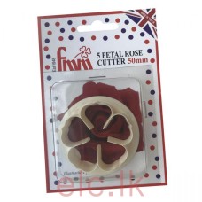 FMM FIVE PETAL ROSE CUTTER - 50mm