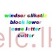 ClikStix Easy Press On Letter Cutters - Lowercase BLOCK 25cm x 3cm (2 sticks)