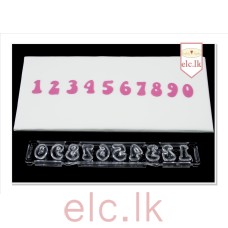 ClikStix Easy Press On Letter Cutters - GROOVY NUMBERS set 1