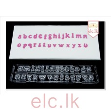 ClikStix Easy Press On Letter Cutters - Lowercase GROOVY