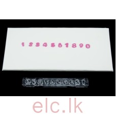 ClikStix Easy Press On Letter Cutters - SMALL Numbers 16cm x 2cm 