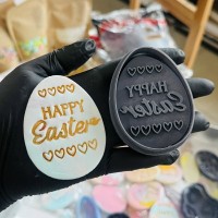 Cookie Cutter and Stamp PLA -  HAPPY EASTER 