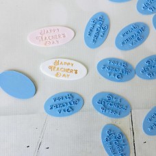 Cookie Stamp PLA - Happy Teacher's Day