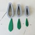 Cookie Cutter PLA - Araliya Flower and Leaf Cutter Set of 6