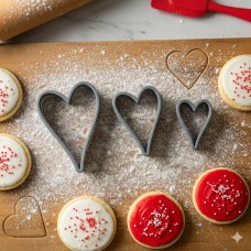 Cookie Cutter PLA - Wonky Heart Set of 3