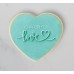 Acrylic Fondant Embosser 3D - All Of My Love 8cm x 10cm