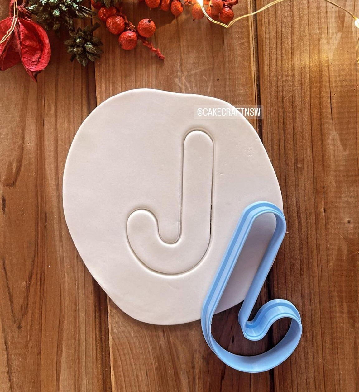 Candy Cane Cutter Cookie Cutter PLA - Xmas CANDY CANE