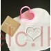 Acrylic Fondant Embosser 3D MINI - YOU HEART ME 4x4cm