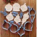 Cookie Cutter PLA - BAUBLE TEARDROP Shape cutter 