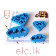 Super Hero Cutters - SET 4 - Batman / Superman