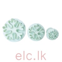 Plunger Cutter set of 3 - SNOWFLAKE 