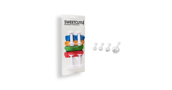 Sweetcuts Blossom Plunger cutter set of 4