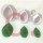 Plunger Cutter set of 3 - VEINED ROSE LEAF