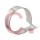 COOKIE CUTTER - letter - Q