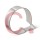 COOKIE CUTTER - letter - Q