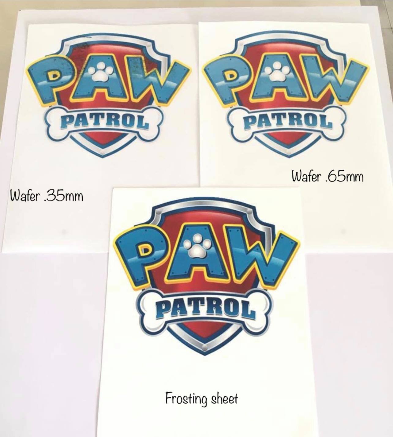 Icing Sheet, Premium - Printed / Personalised